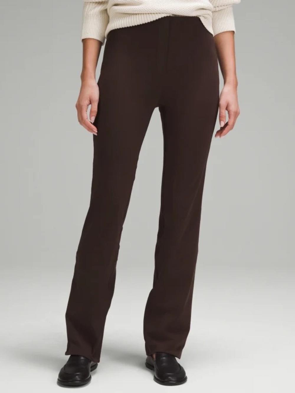 Lululemon Women's Straight-Leg Pants in Dark Brown